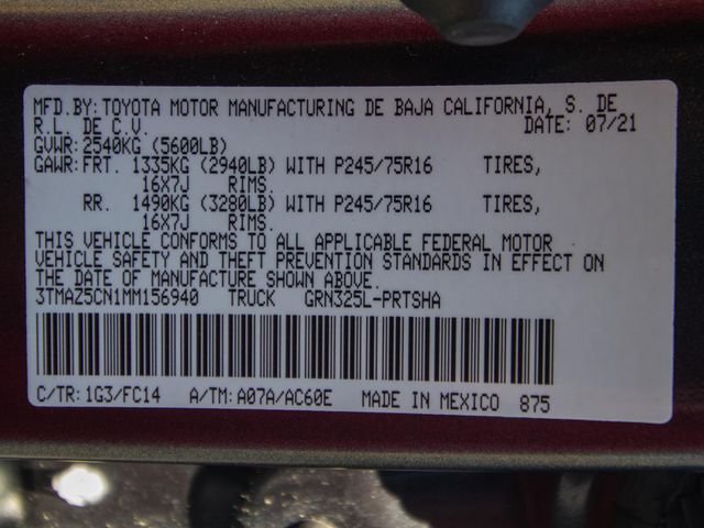 2021 Toyota Tacoma SR5 - Photo 27