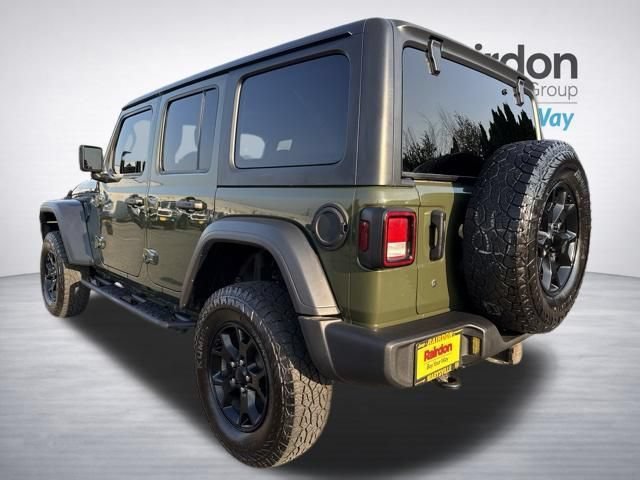 Used 2020 Sarge Green Clearcoat Jeep Willys image 5