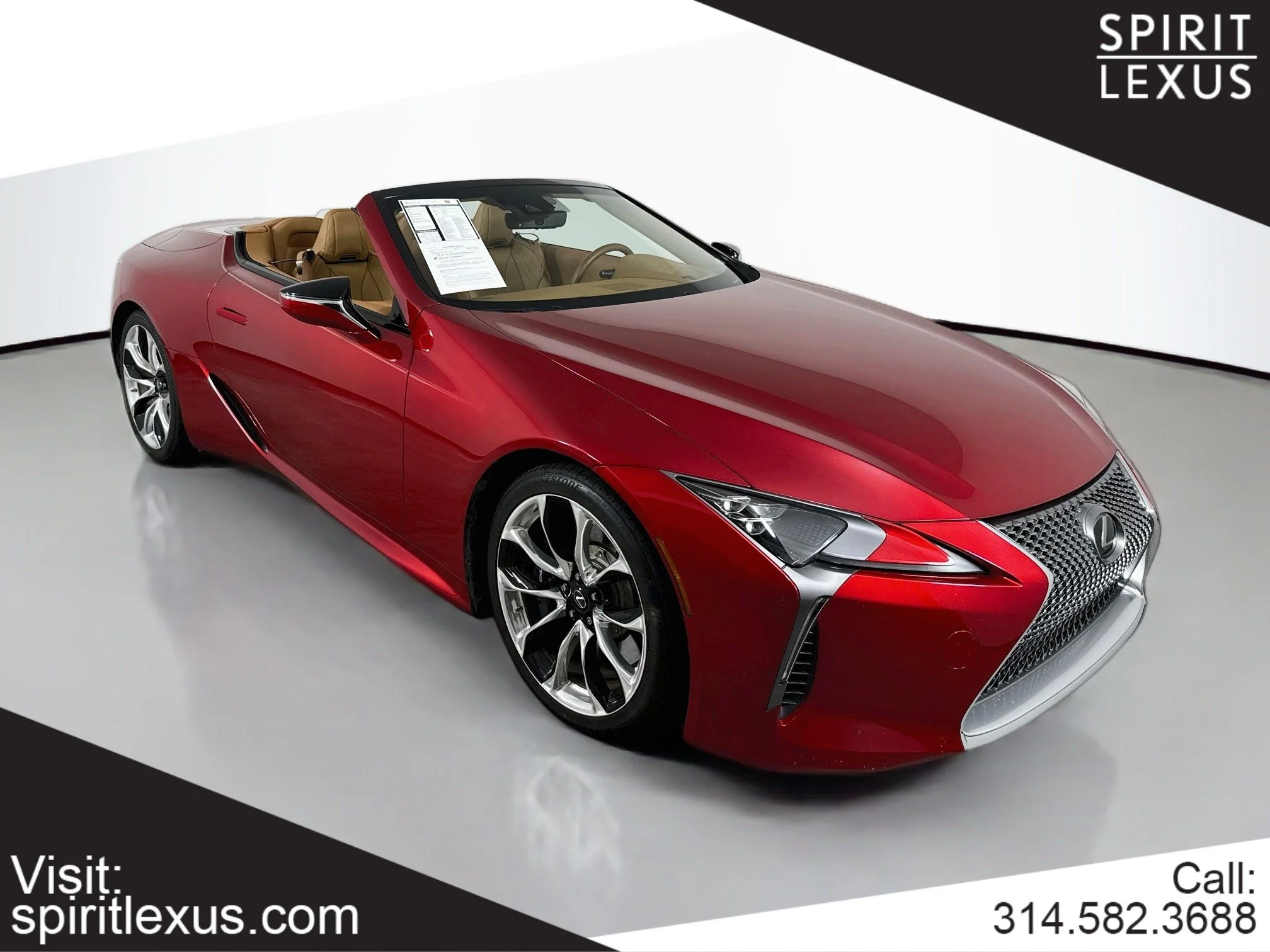 Certified Used 2022 RADIANT RED C.L. Lexus 500 image 1