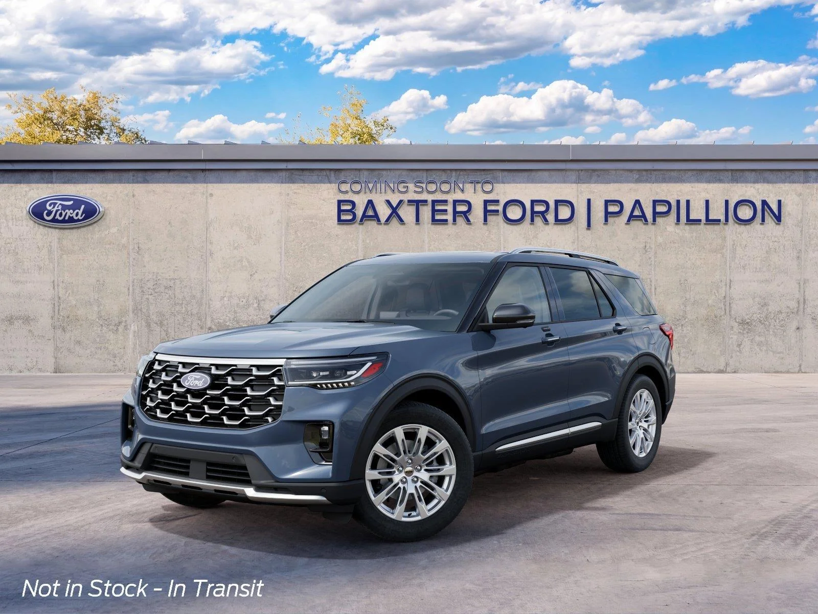 New 2027 Vapor Blue Metallic Ford Platinum image 18