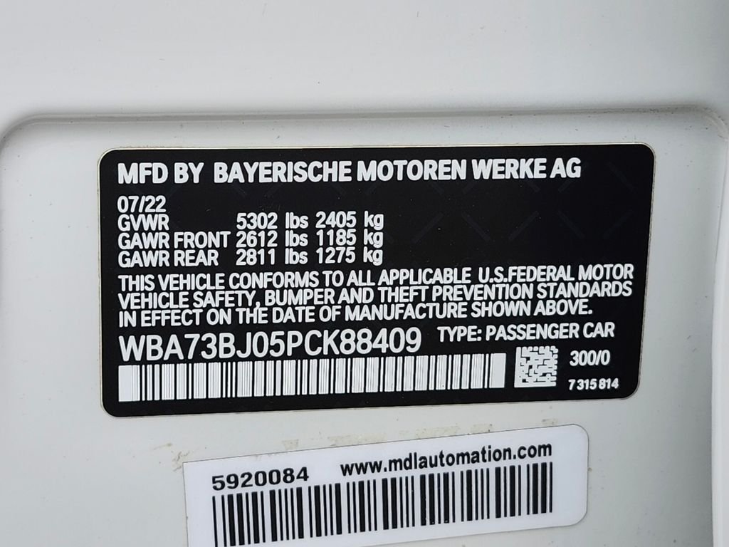 Certified Used 2023 White BMW 540i xDrive image 36