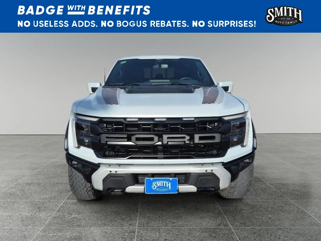 Used 2025 Space White Metallic Ford Raptor image 7