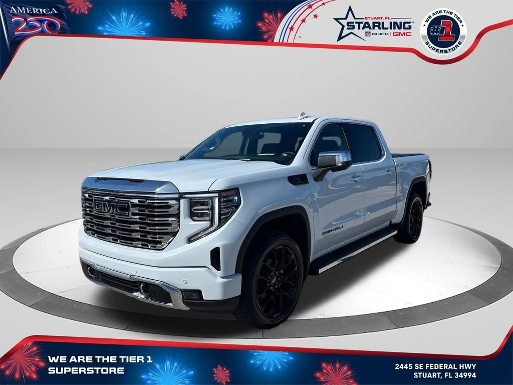 New 2026 Glacier White Tricoat GMC Denali image 1