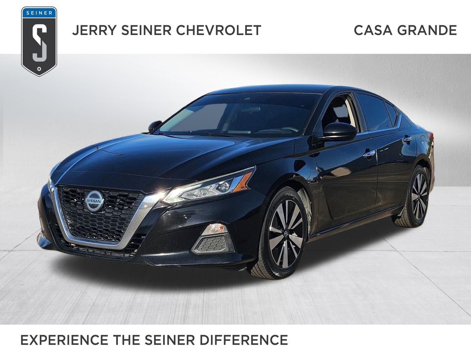 Certified Used 2021 Black Nissan SV FWD image 1