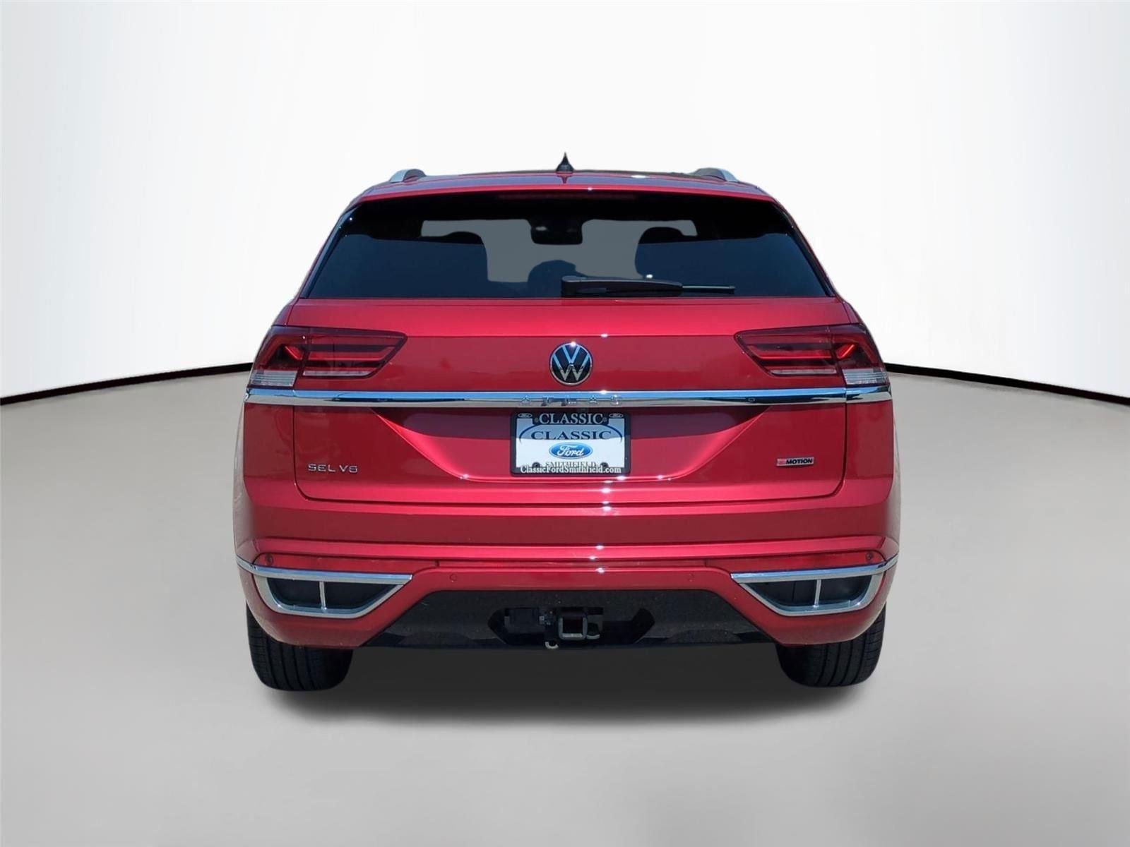 Used 2022 Aurora Red Metallic Volkswagen 3.6L V6 SEL R-Line image 4