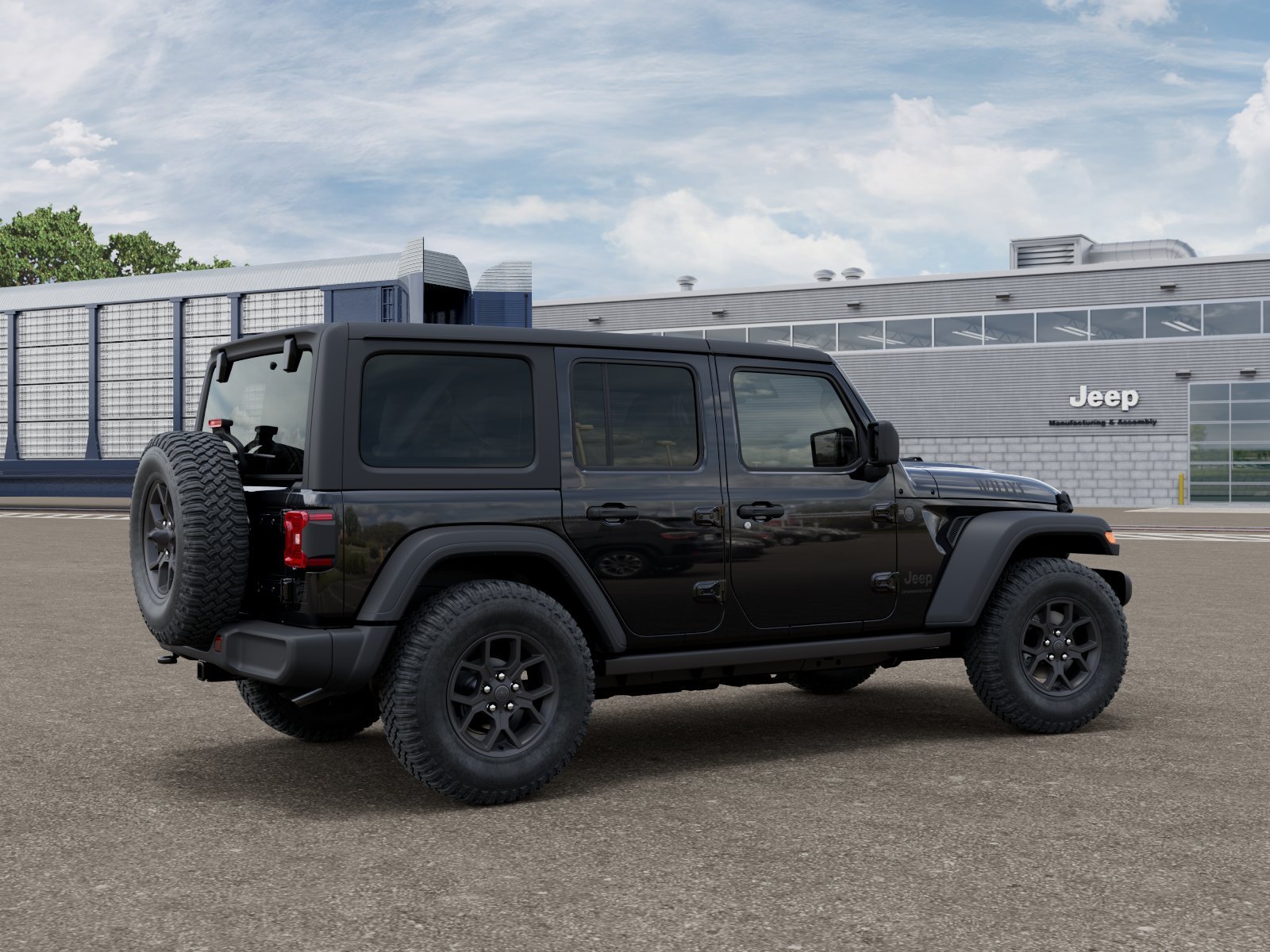 New 2026 Black Clear-Coat Exterior Paint Jeep Willys image 2