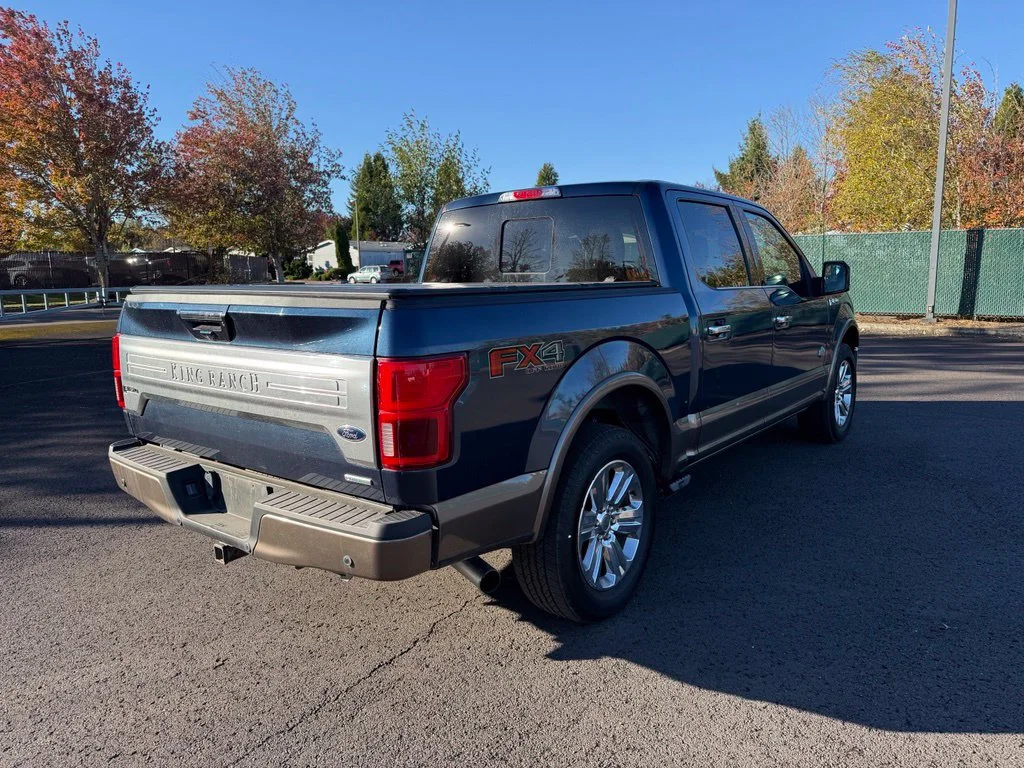 Used 2018 Blue Jeans Metallic Ford King Ranch image 7