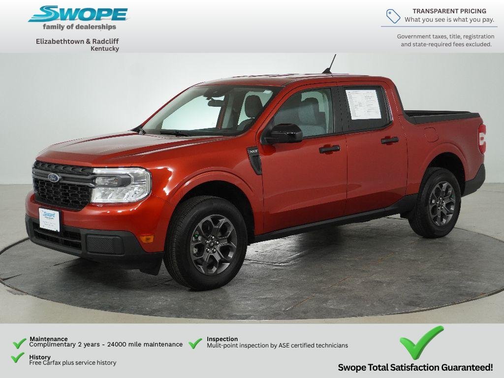Used 2024 Hot Pepper Red Metallic Tinted Clearcoat Ford XLT image 10