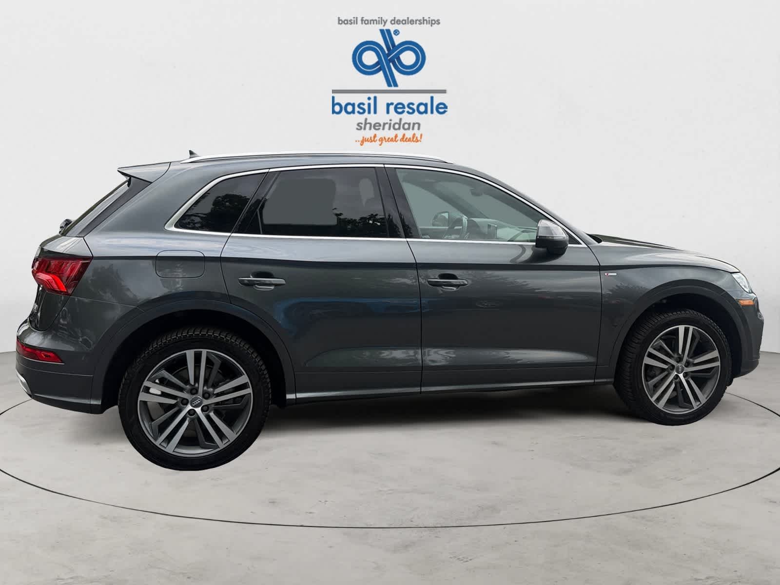 Used 2018 Monsoon Gray Metallic Audi Tech Premium Plus image 9