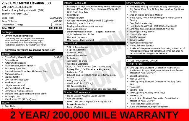 Used 2025 Black GMC Elevation image 27