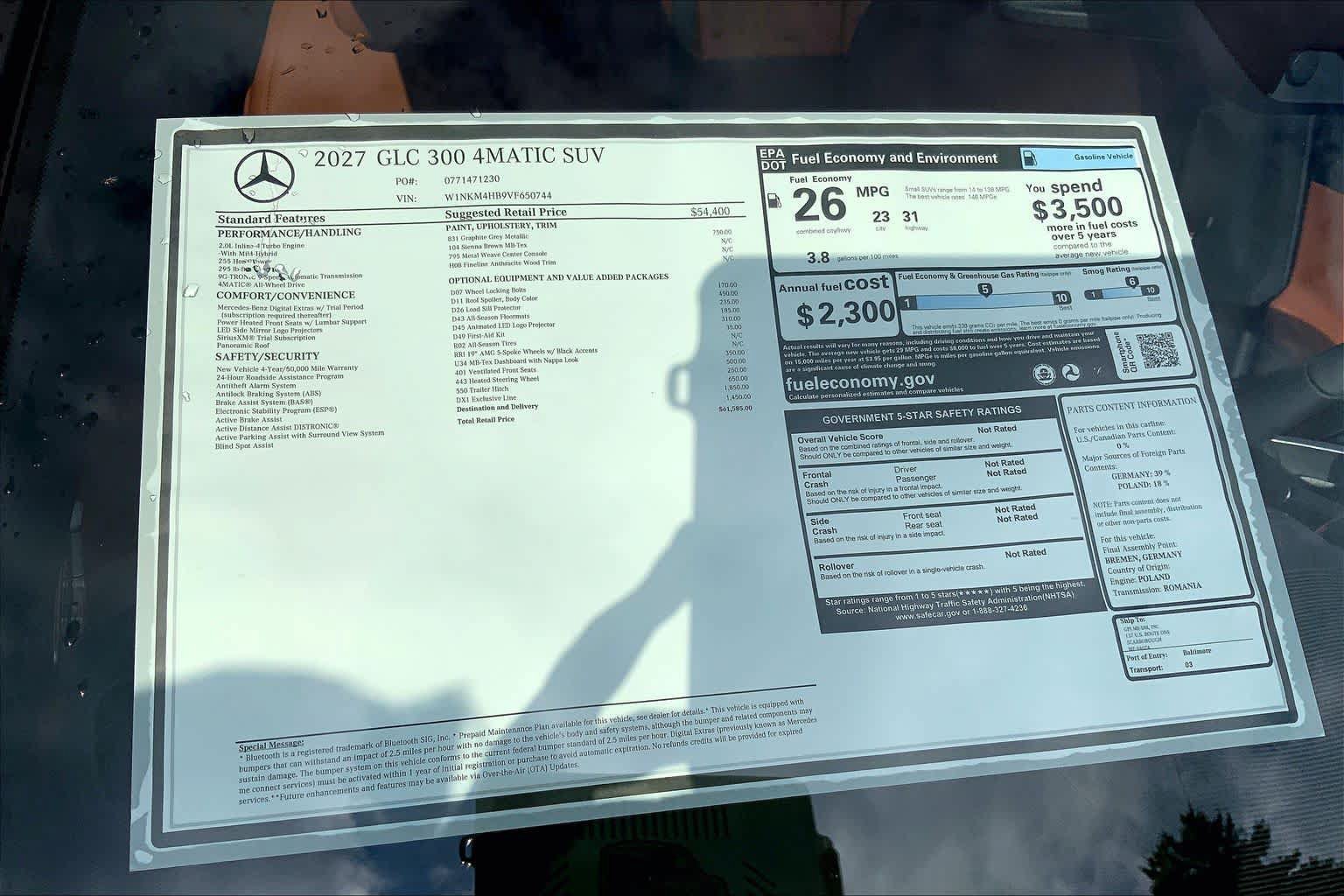 New 2027 Graphite Grey Metallic Mercedes-Benz GLC 300 image 26