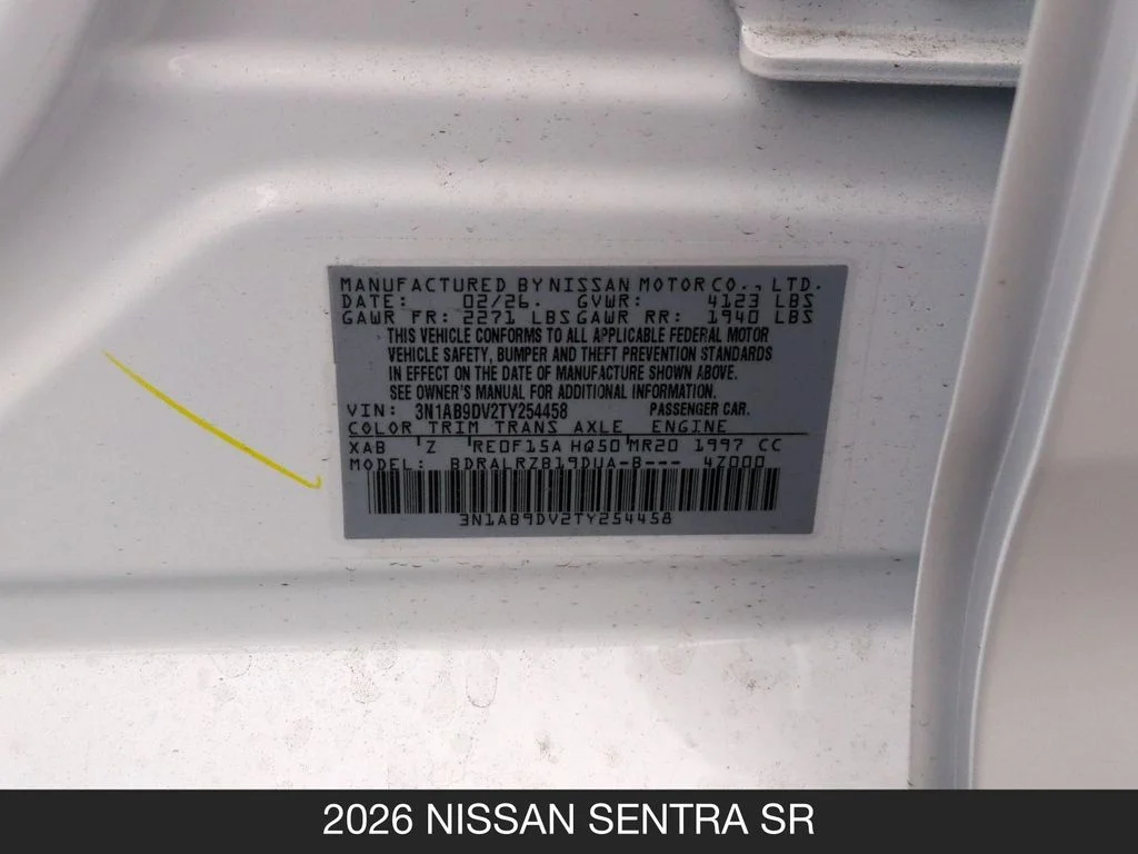 New 2026 White Nissan SR image 25