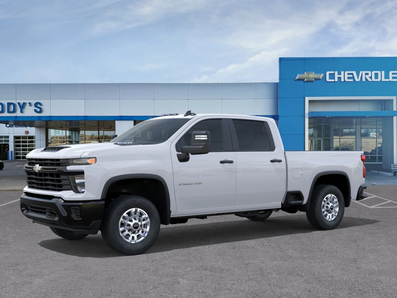 New 2026 Summit White Chevrolet Work Truck image 2
