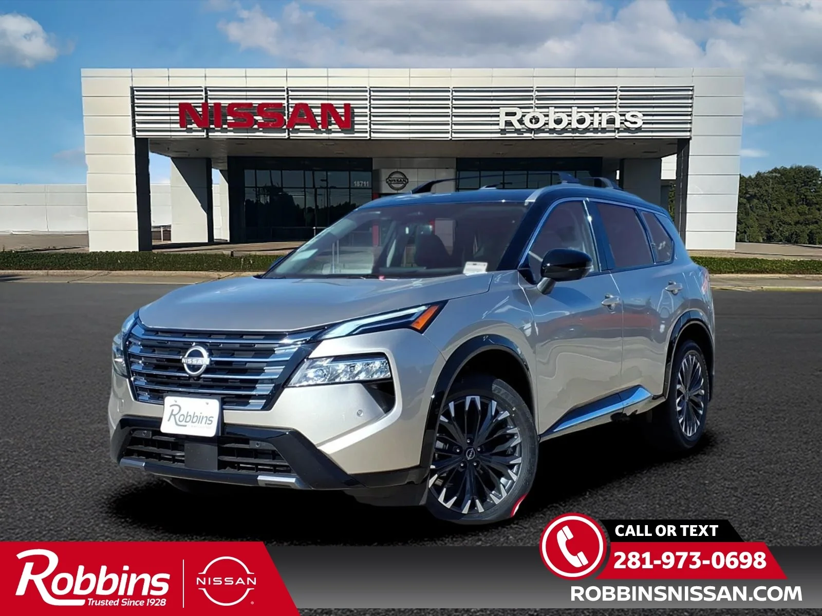 2026 Nissan Rogue Platinum Silver at Robbins Nissan