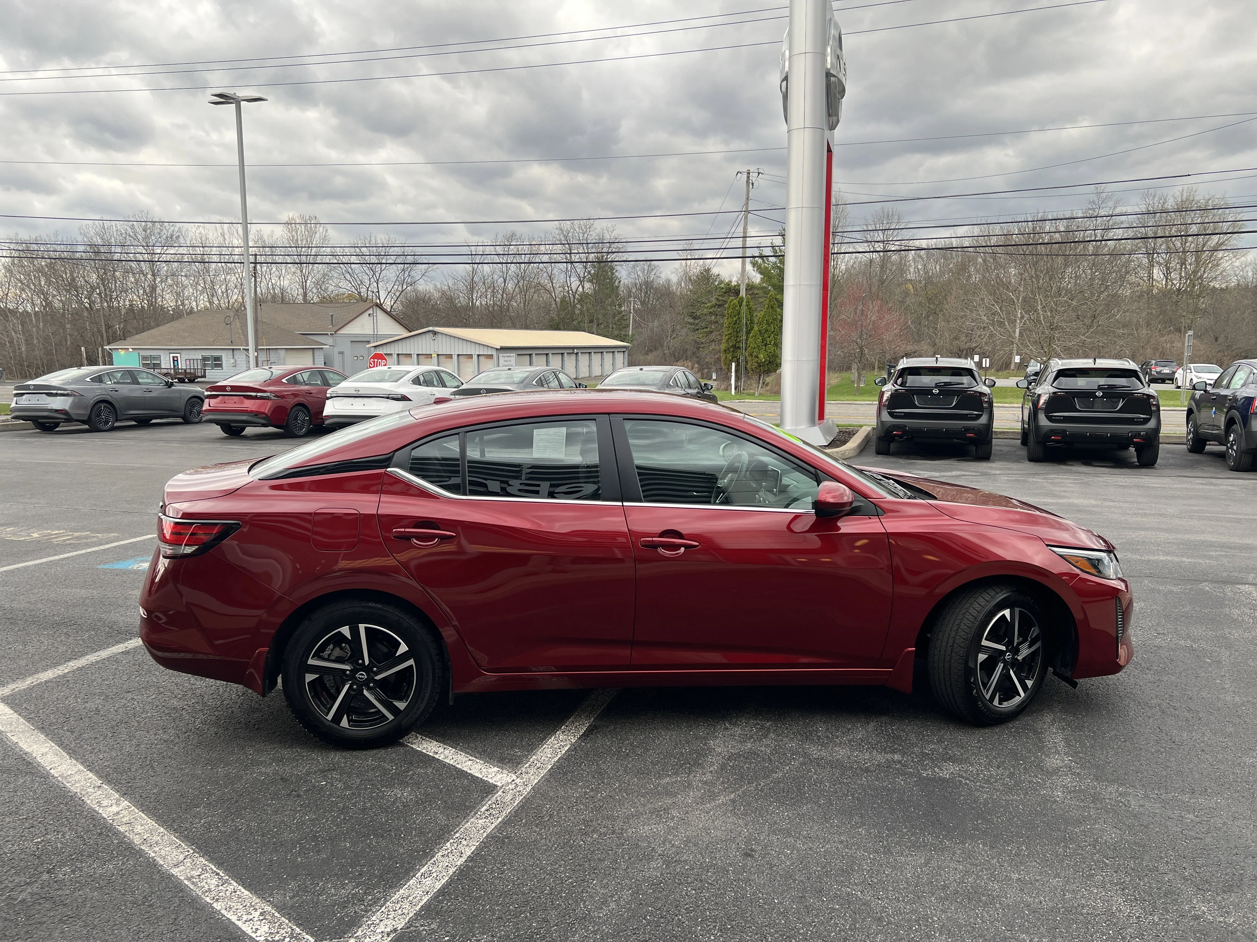 Used 2024 Scarlet Ember Tintcoat Nissan SV image 9