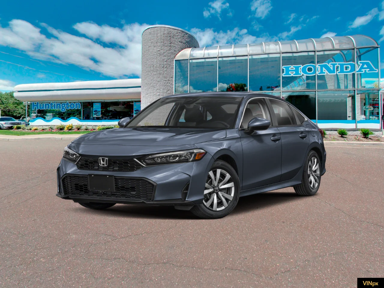 New 2026 Meteorite Gray Metallic Honda LX image 1