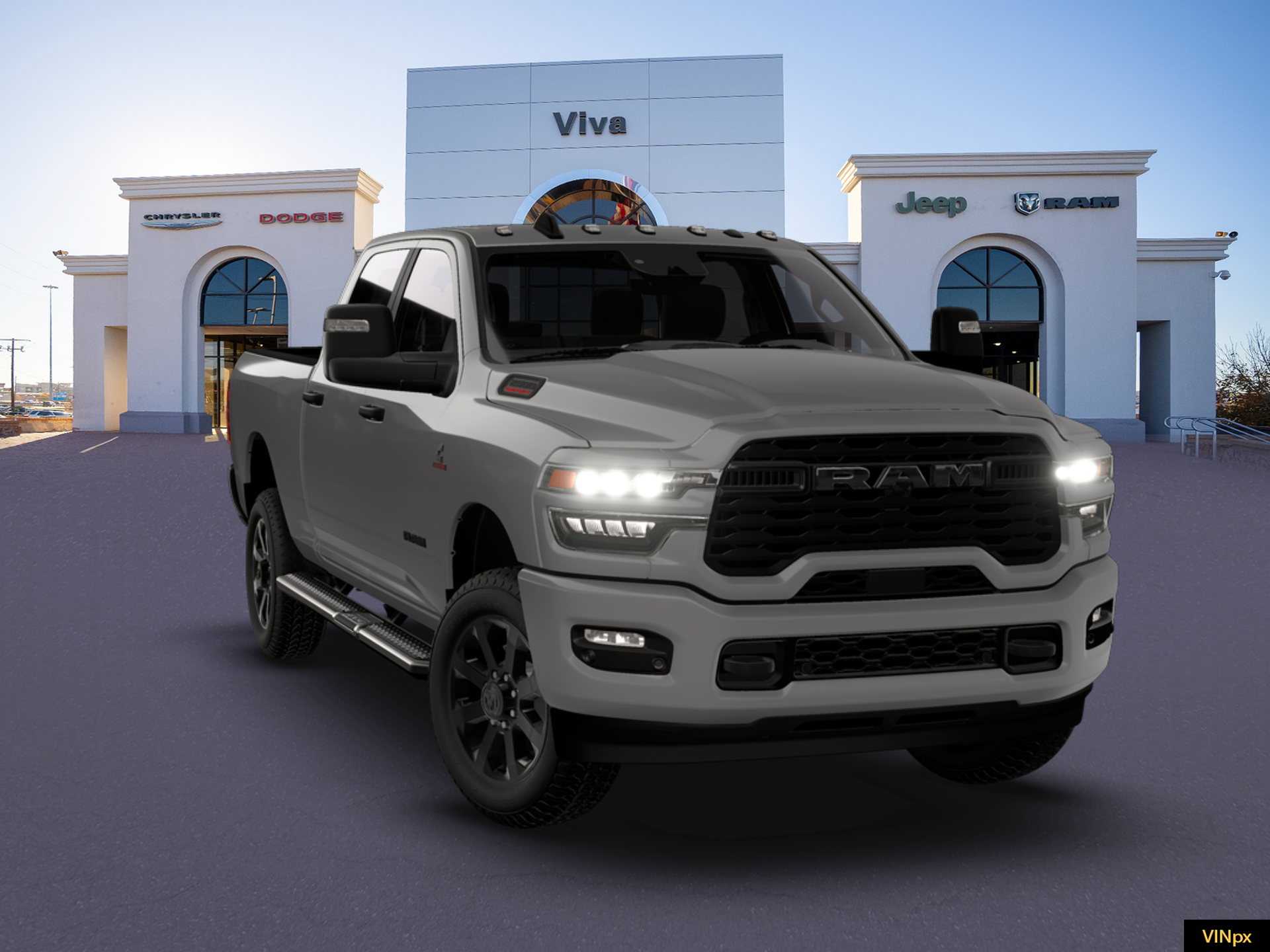 New 2026 Ceramic Gray Clear-Coat Exterior Paint RAM Big Horn image 16