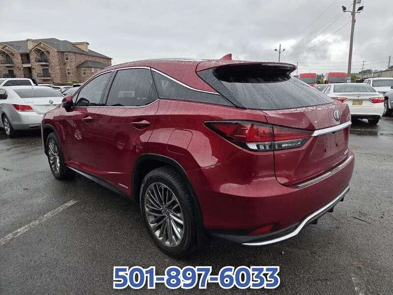 Used 2020 RED LEXUS RX 450H AWD image 7