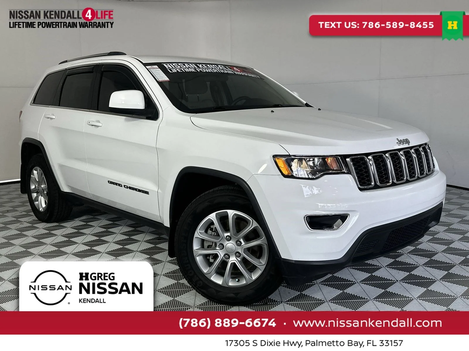 Used 2021 White Jeep Laredo E image 1