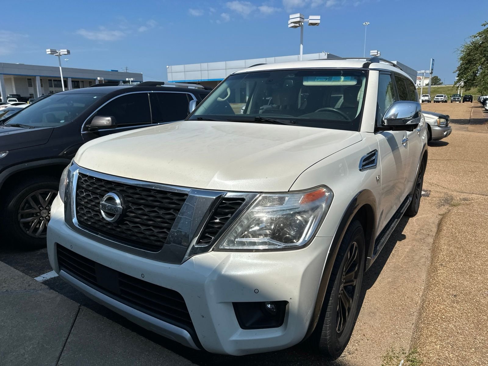 Used 2017 Nissan Armada Platinum with VIN JN8AY2NF3H9303405 for sale in Jackson, MS