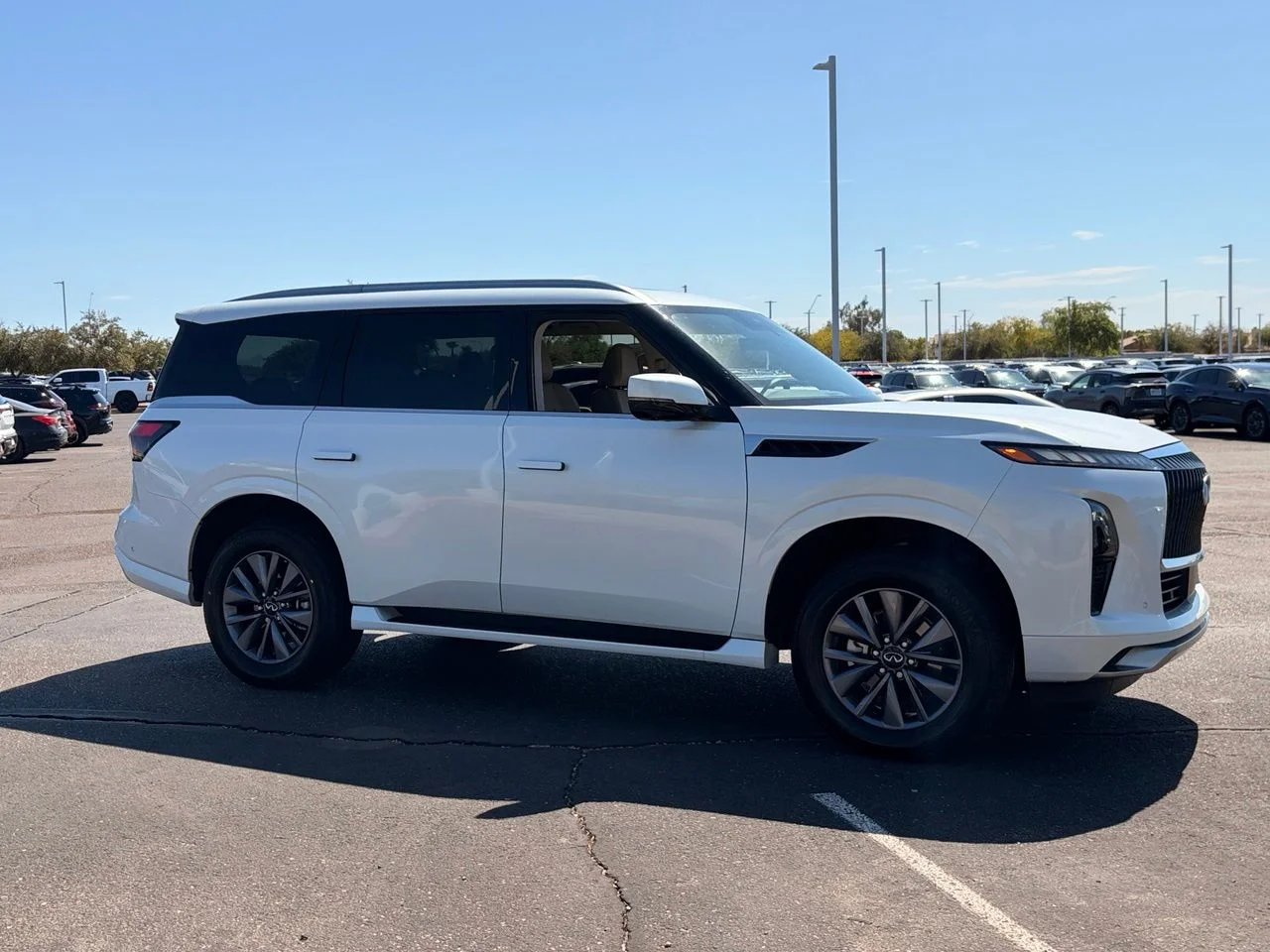 Certified Used 2026 Radiant White INFINITI Pure image 8