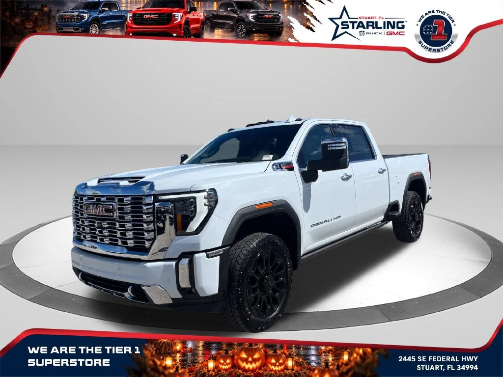 New 2026 Glacier White Tricoat GMC Denali image 1