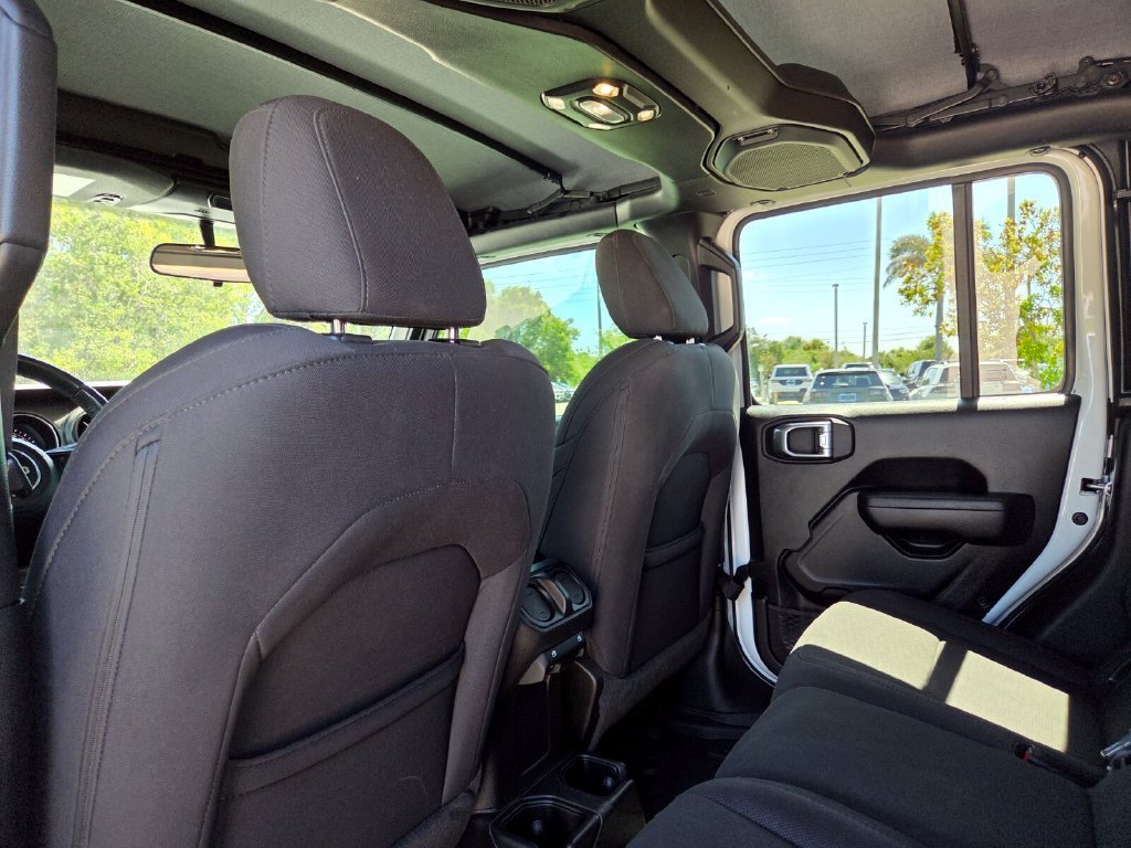 Certified Used 2022 Bright White Clearcoat Jeep Sport S image 23
