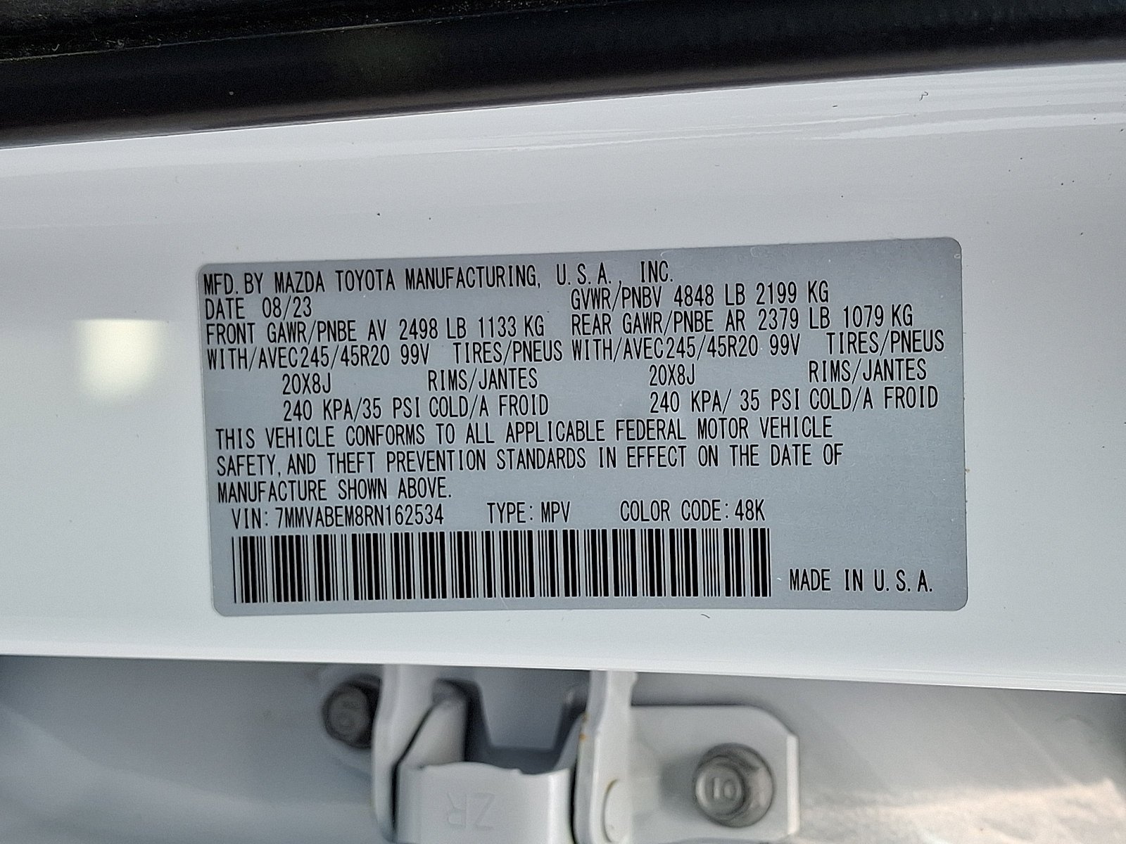 Used 2024 Wind Chill Pearl Mazda 2.5 S Premium Plus Package image 29