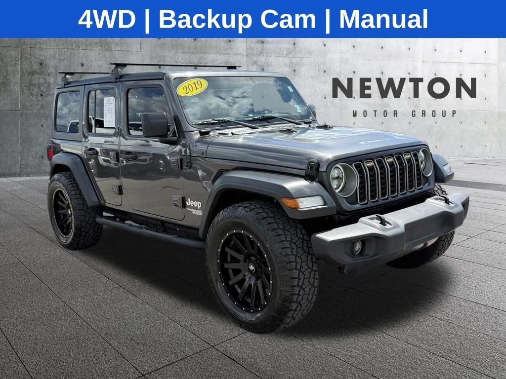 Used 2019 Gray Jeep Unlimited Sport S image 1
