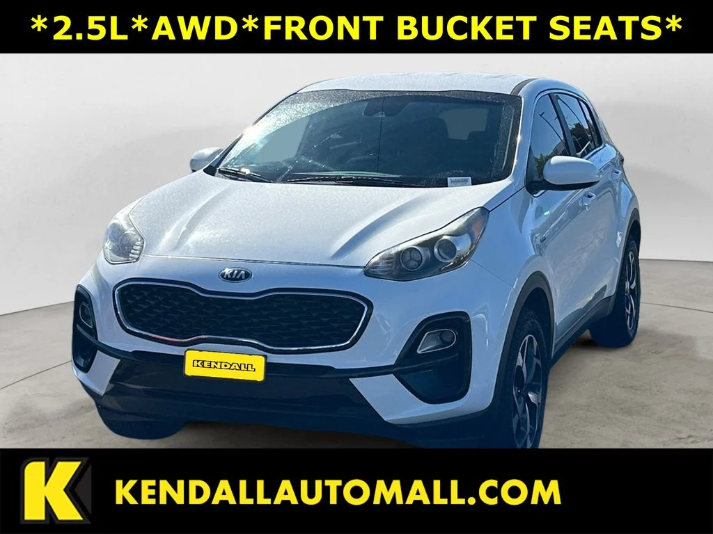 Used 2021 White Kia LX image 1