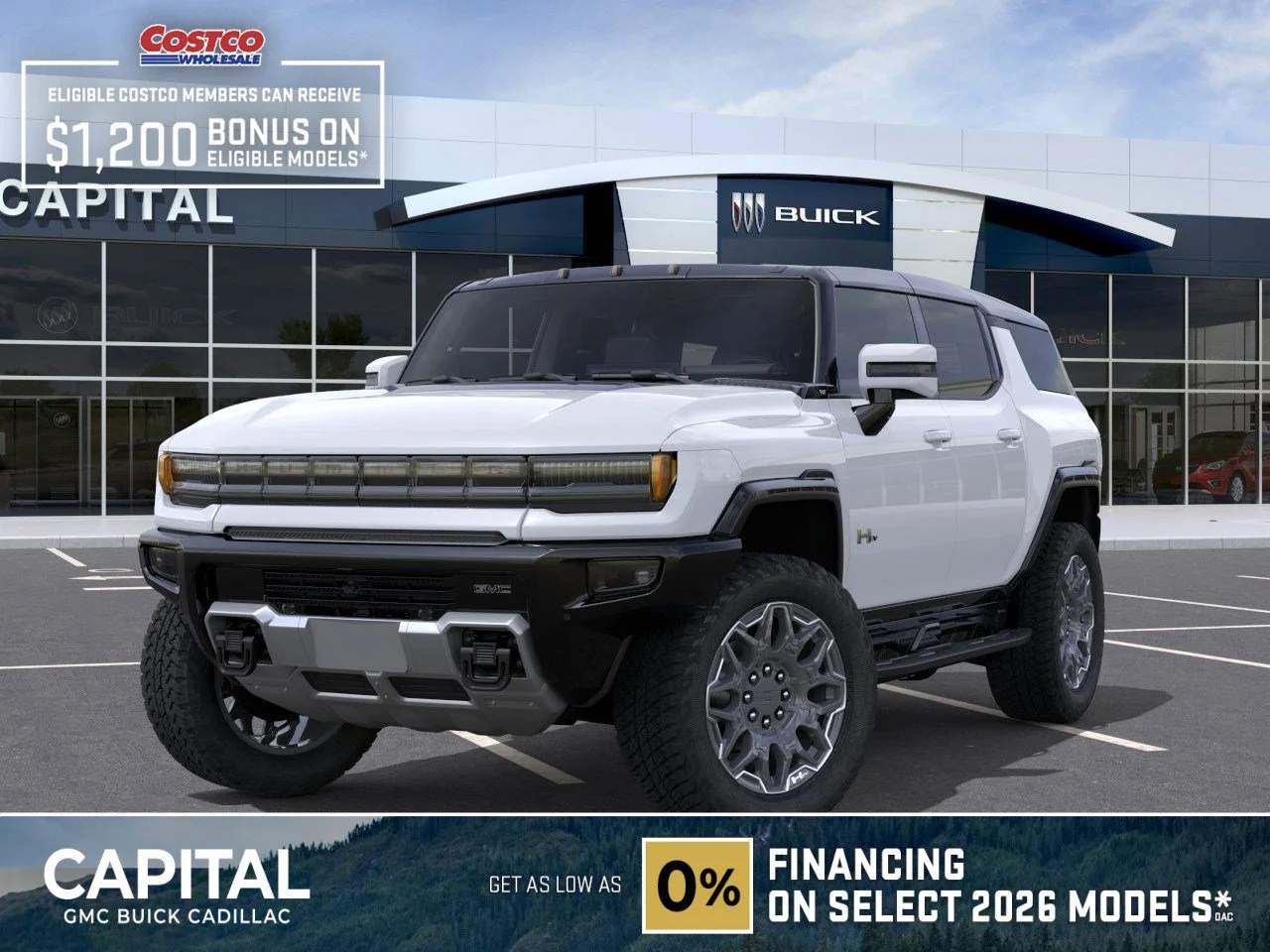 New 2026 Interstellar White GMC 3X image 1