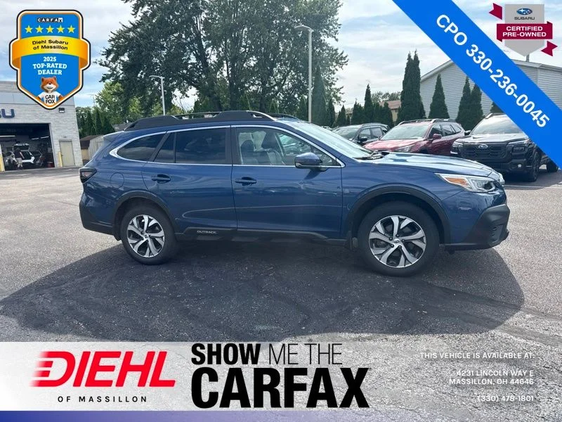 Used 2022 Blue Subaru Limited image 2