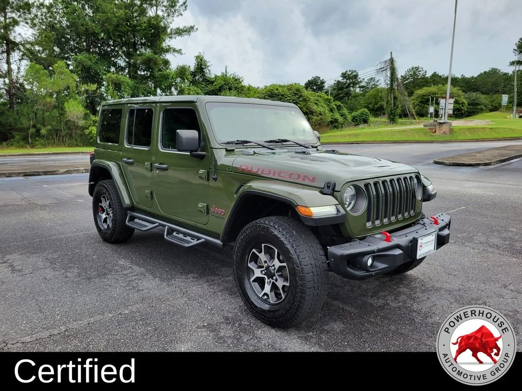 Used 2021 Green Jeep Unlimited Rubicon image 9