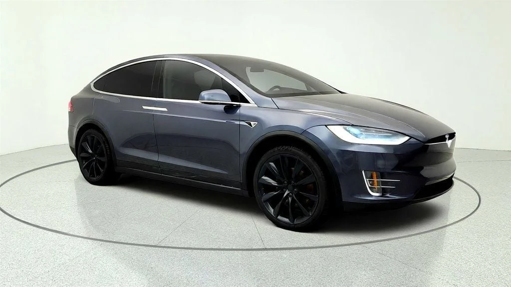 Used 2020 Midnight Silver Metallic Tesla Long Range Plus AWD w/ 22