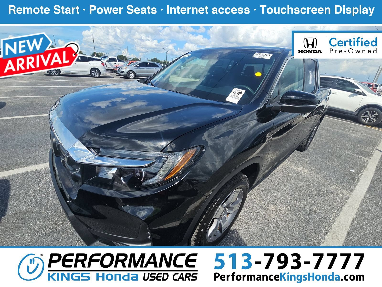 Certified Used 2025 Crystal Black Pearl Honda RTL image 1
