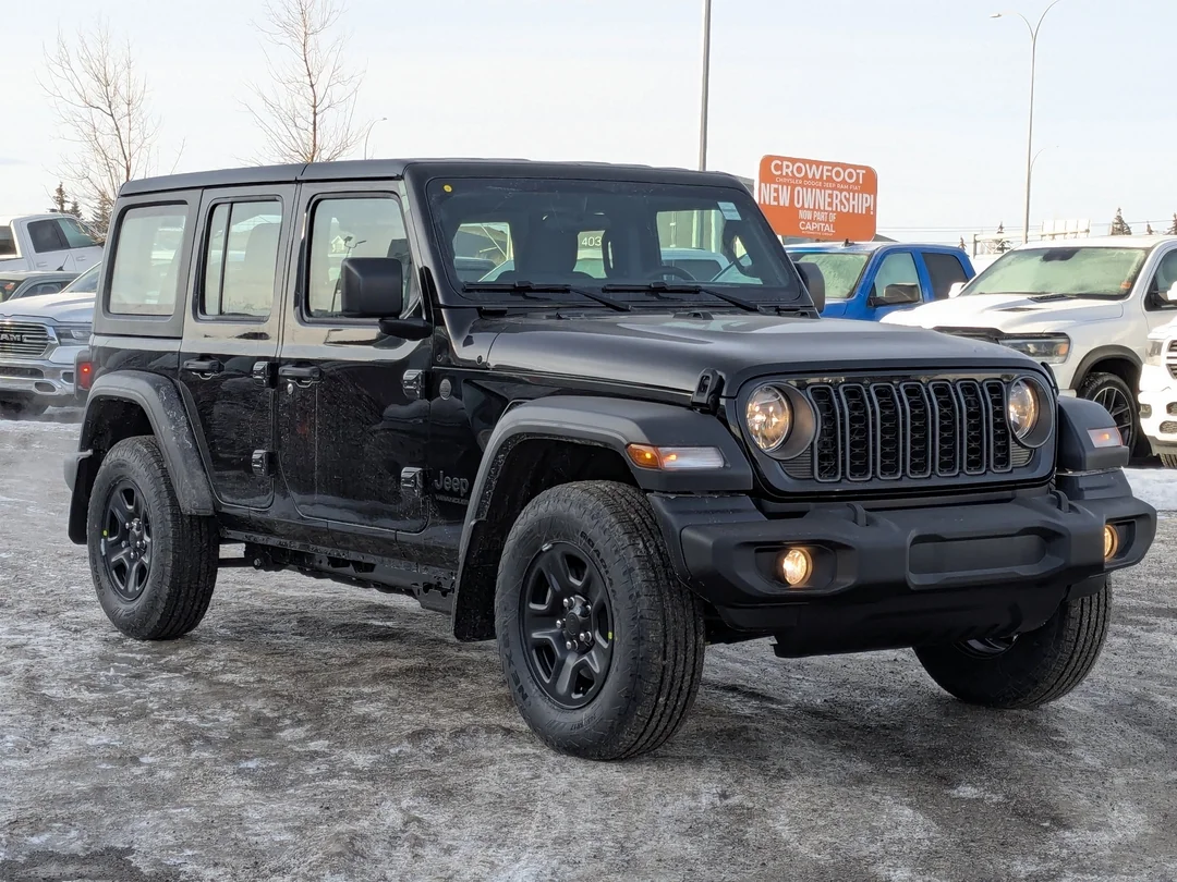 New 2026 Black Jeep Sport - - 4x4 - 3.6L V6 Engine - 12.3 Uconnect 5 - 3- Piece Hardtop - 8- Speed Auto & More! image 2