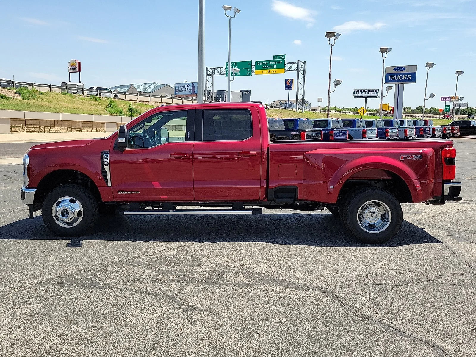 New 2026 Ruby Red Metallic Tinted Clearcoat Ford F-350&reg; Lariat&reg; image 2