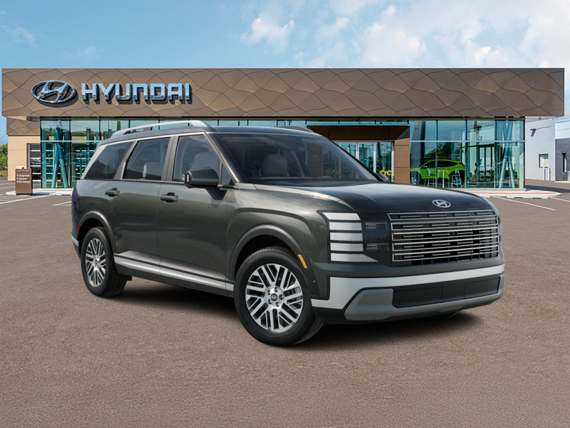 New 2026 Green Hyundai SEL Premium AWD image 7