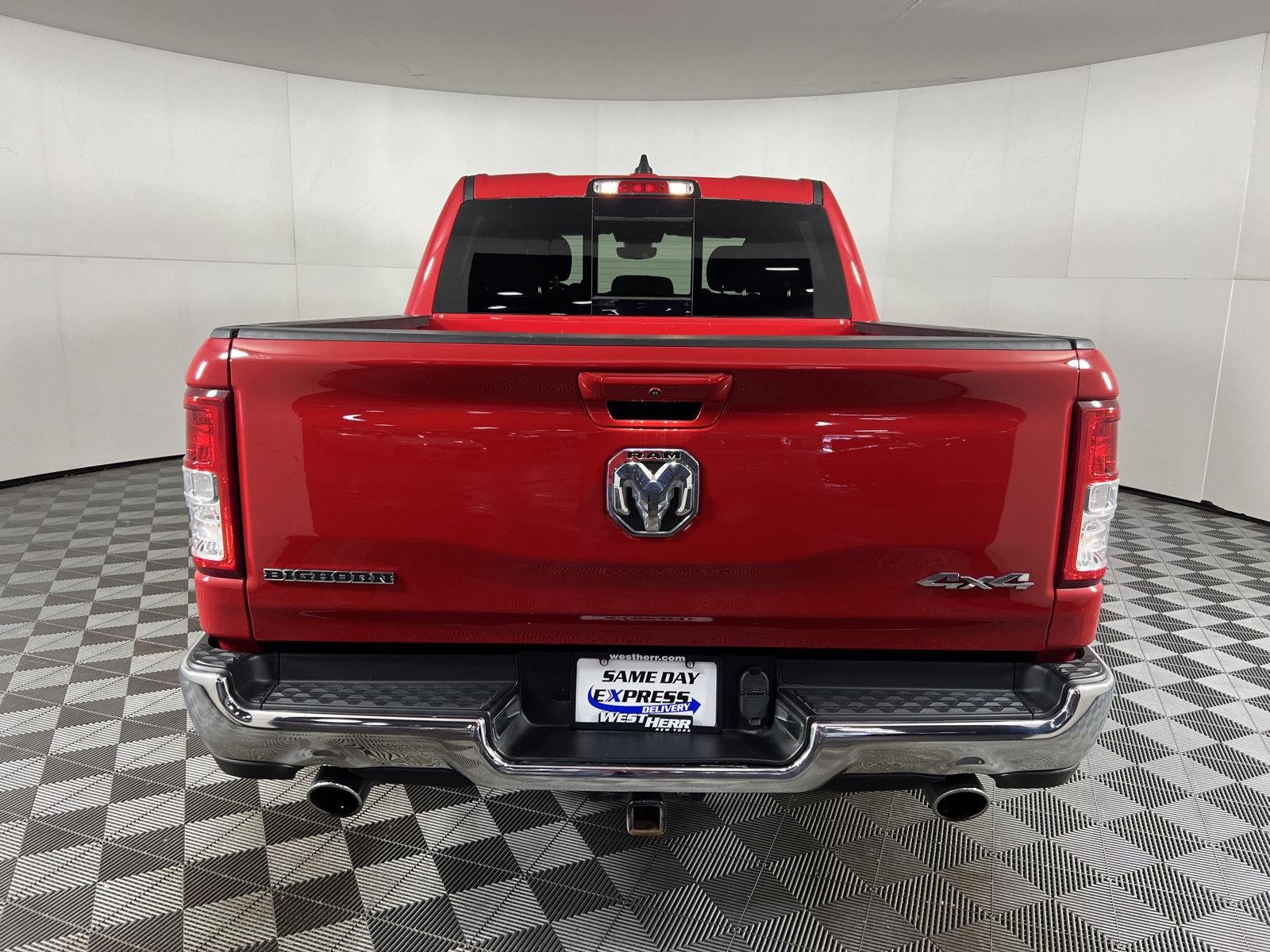 Used 2022 Flame Red Clearcoat Ram Big Horn image 7