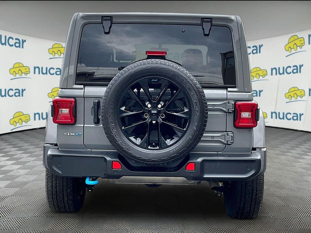 Used 2023 Gray Jeep Sahara 4xe image 5