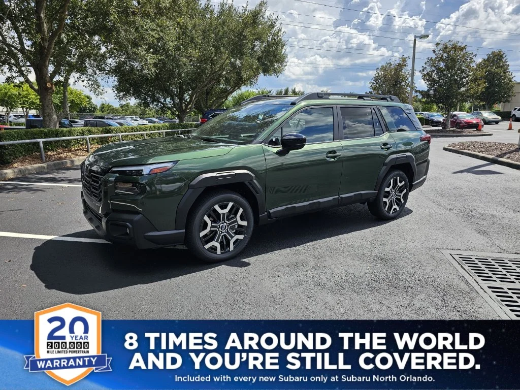 New 2026 DEEP EMERALD GREEN PEARL Subaru Touring XT image 1