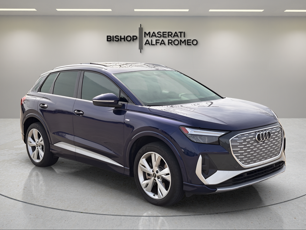 Used 2023 Audi Q4 e-tron Premium Plus with VIN WA1L2BFZ6PP005112 for sale in Hurst, TX