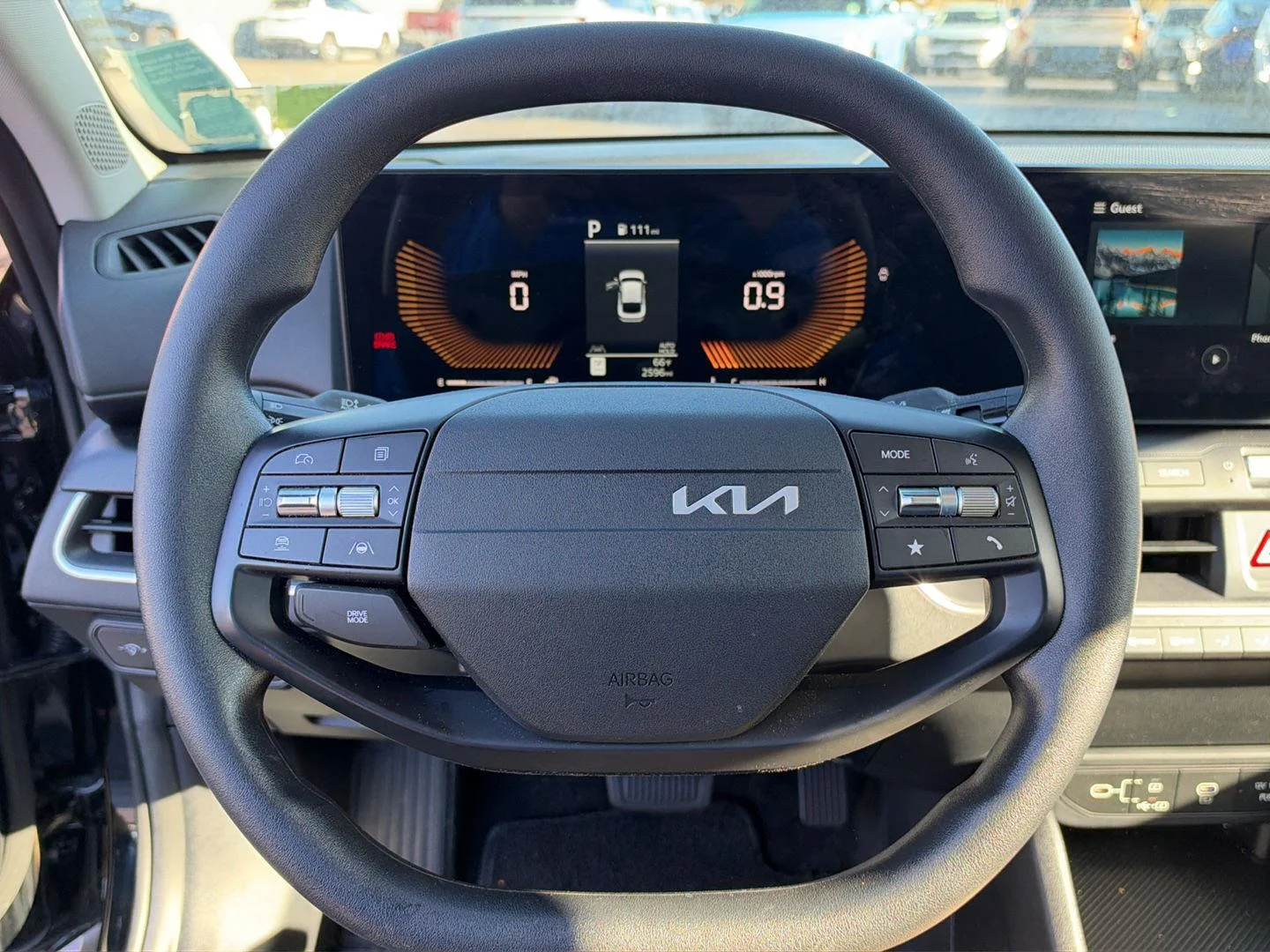 Used 2025 Aurora Black Pearl Kia LXS image 2
