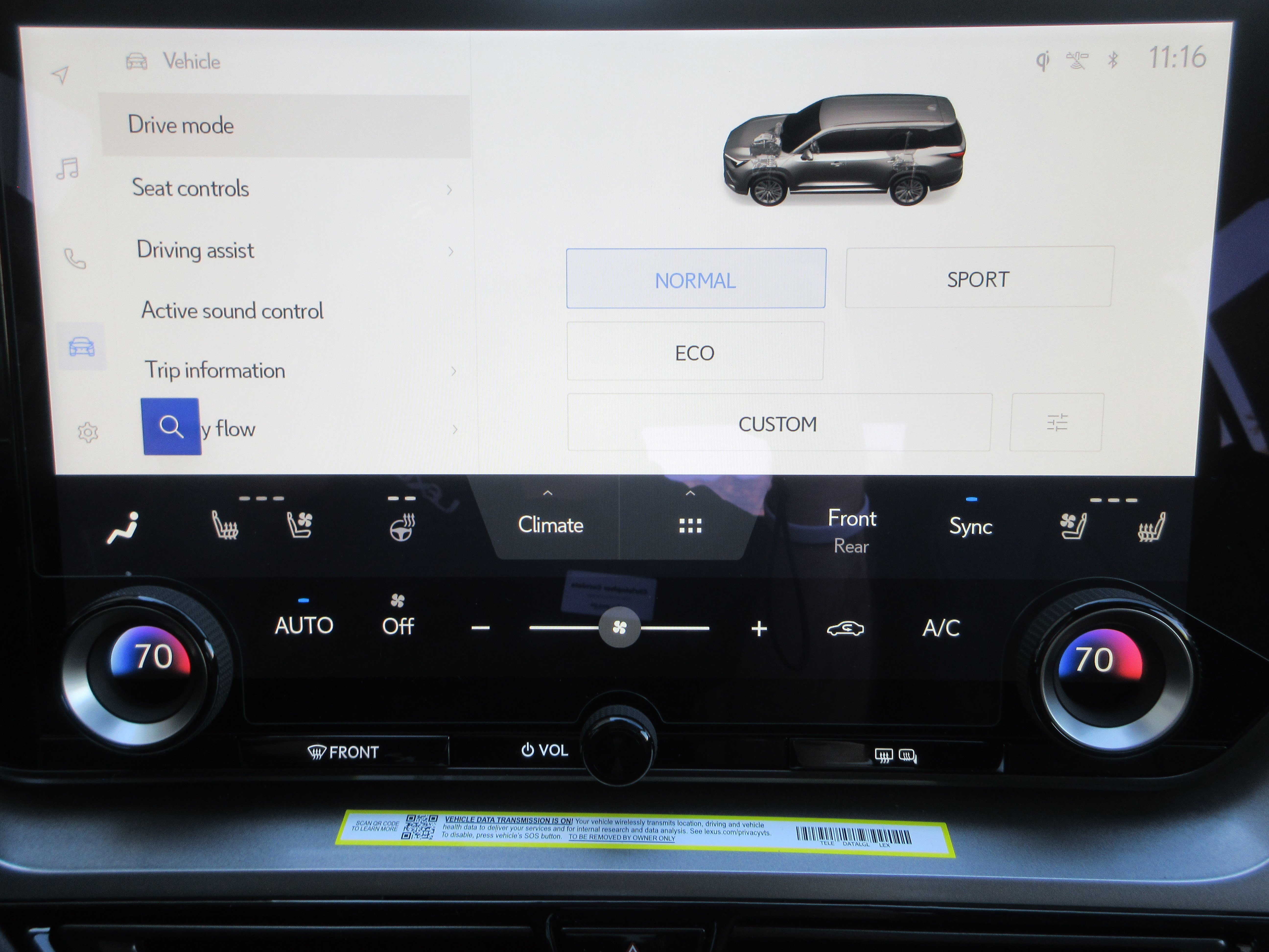 New 2026 Caviar Lexus F SPORT PERFORMANCE PREMIUM AWD image 45