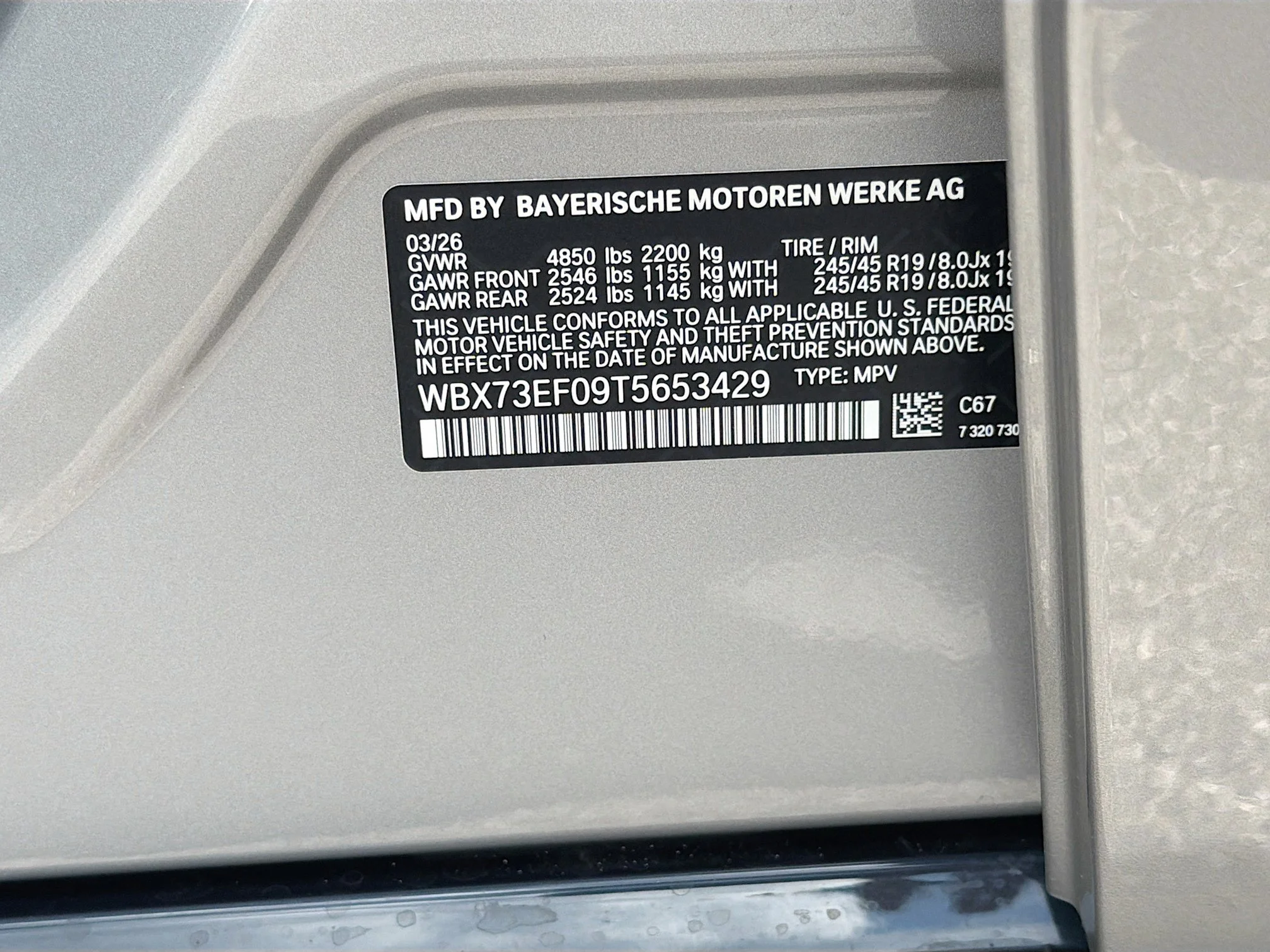 New 2026 Space Silver Metallic BMW xDrive28i image 41