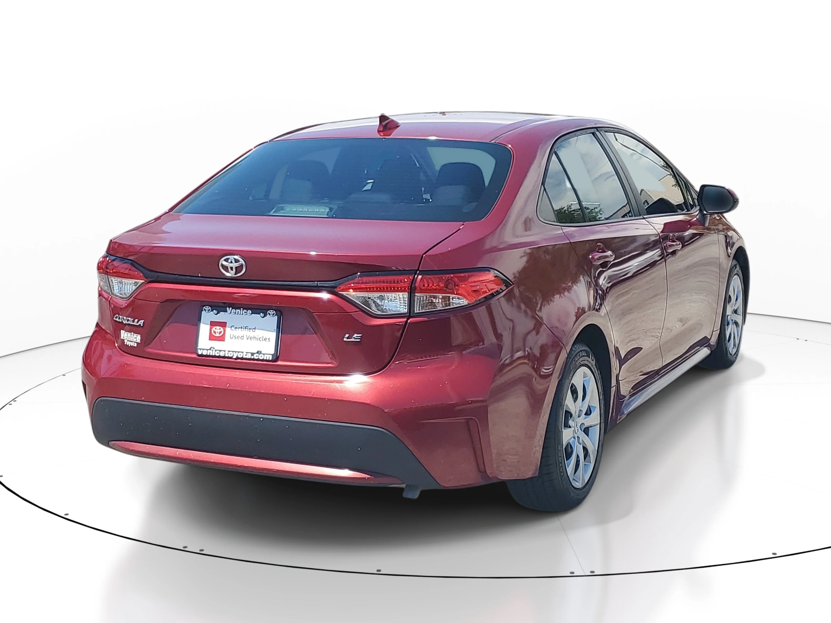 Used 2022 Ruby Flare Pearl Toyota LE image 6