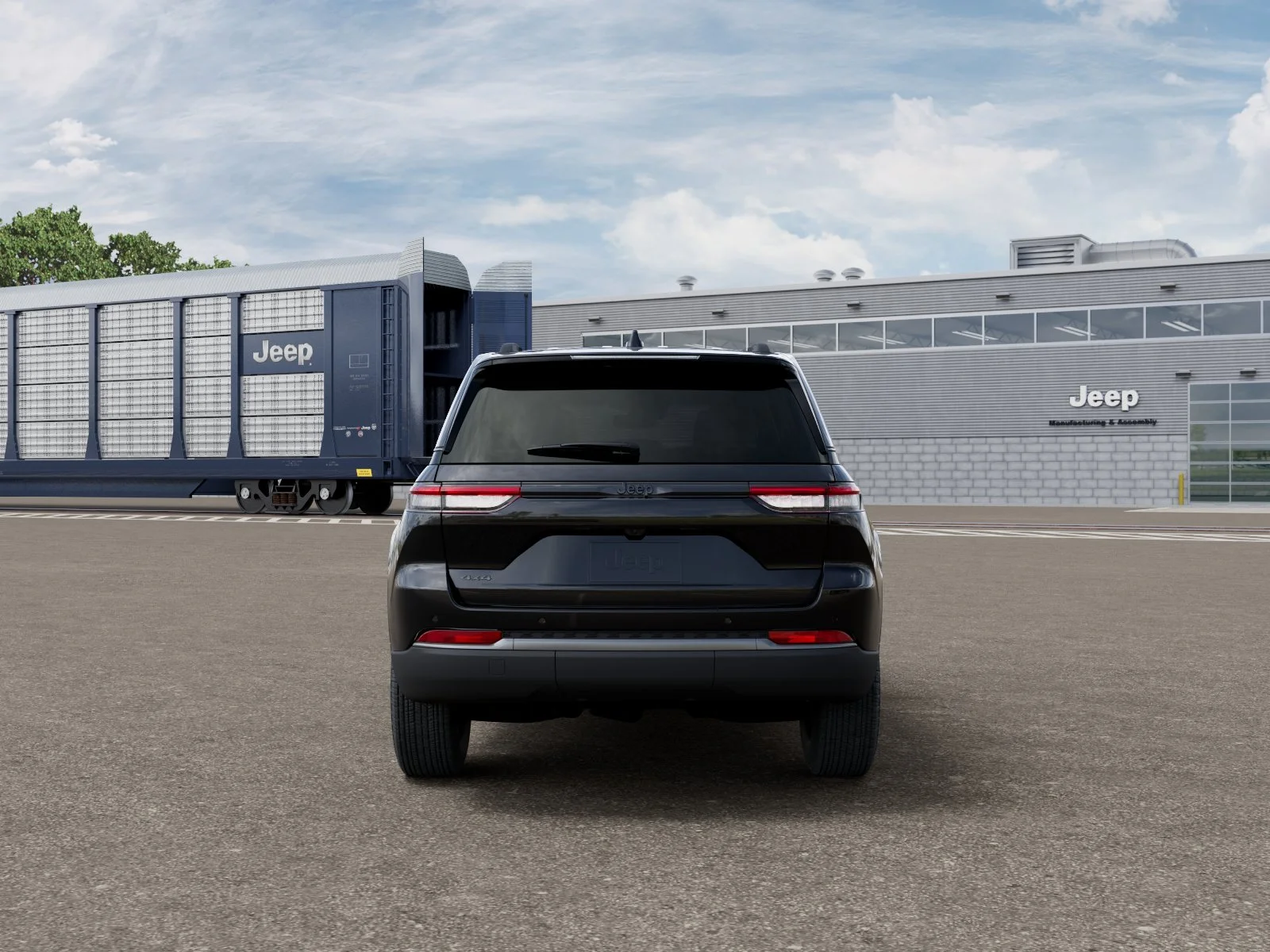 New 2026 Diamond Black Crystal Pearl-Coat Exterior Paint Jeep Laredo Altitude image 33