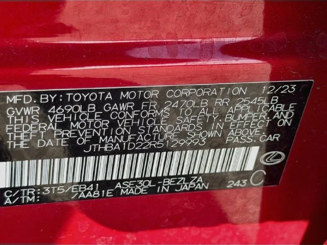 Used 2024 Infra-Red Lexus IS 300 image 41