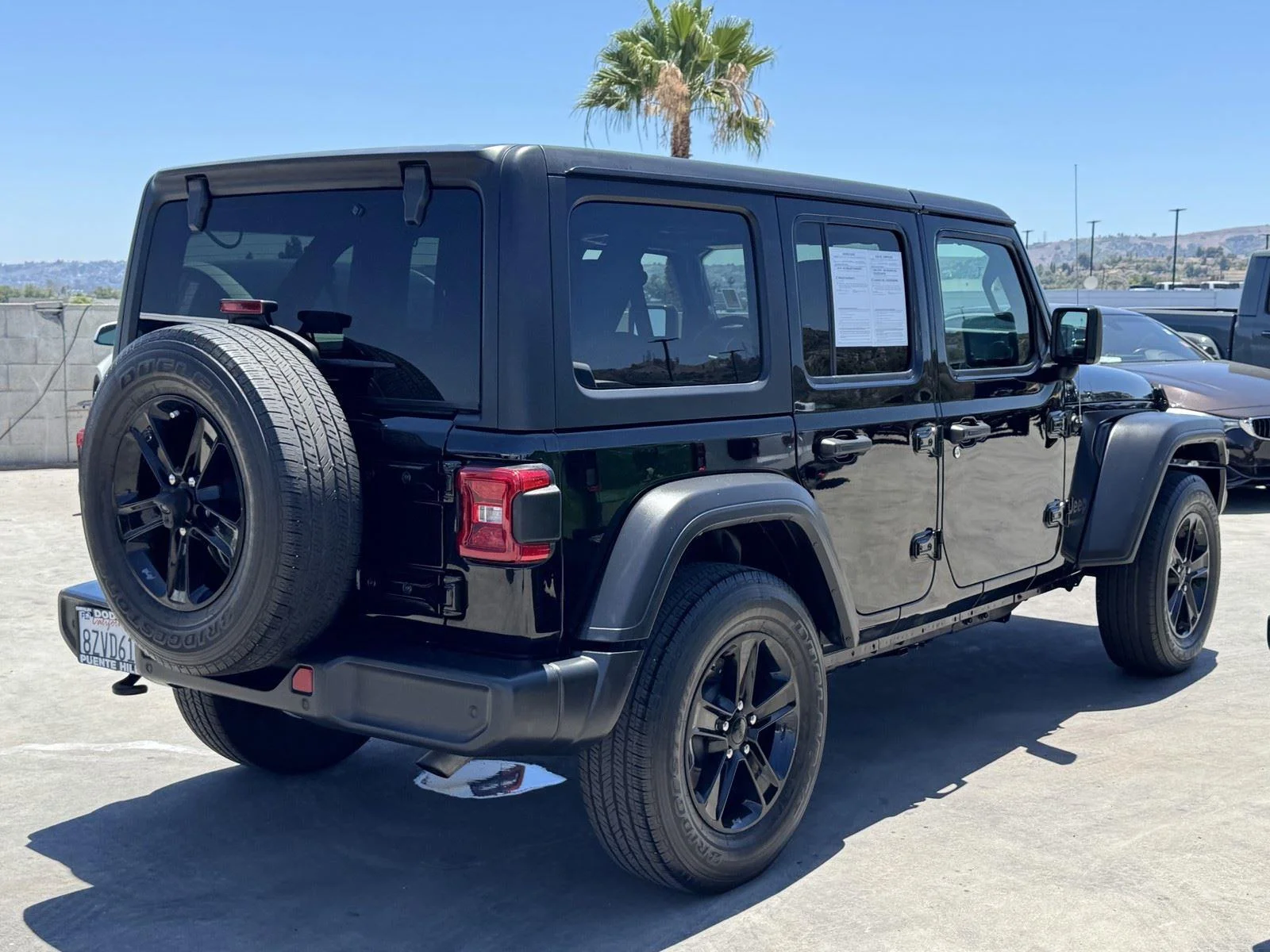 Used 2022 Black Clearcoat Jeep Unlimited Sport Altitude image 6