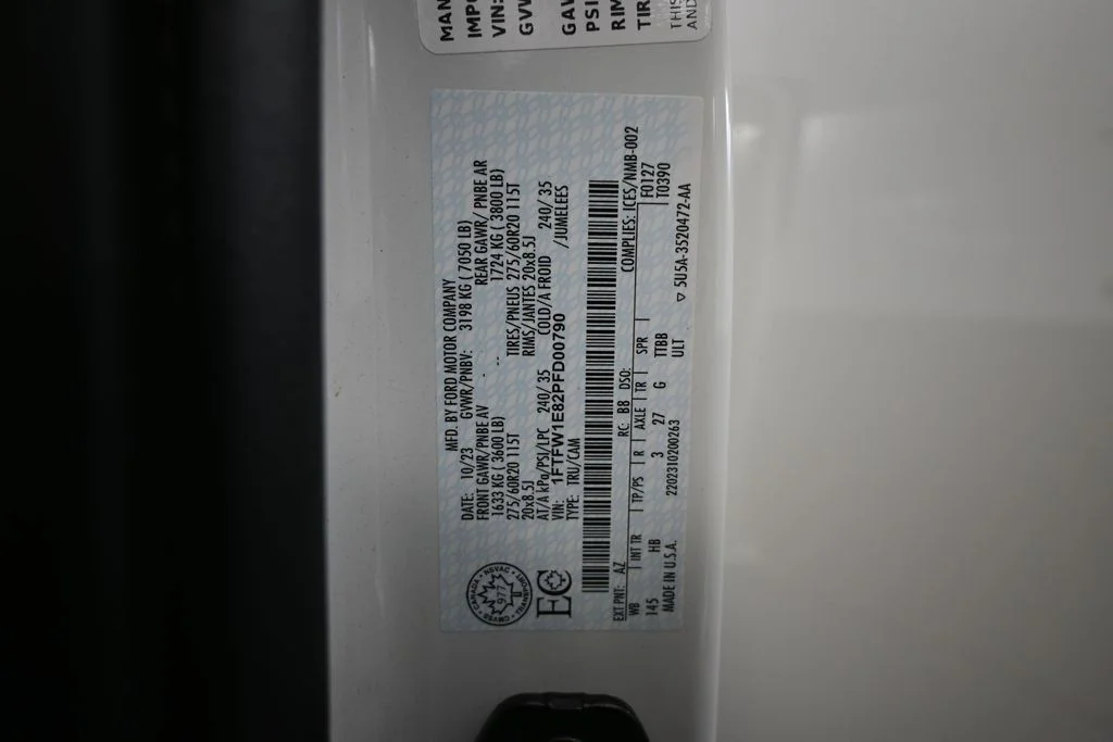 Certified Used 2023 White Ford Lariat image 56